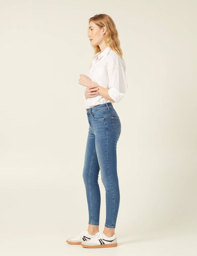 Jeans skinny éco-responsable denim used femme