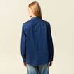 Chemise en jeans manches longues denim stone femme