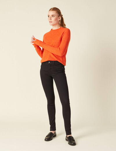 Jeans Lou - jegging denim noir femme