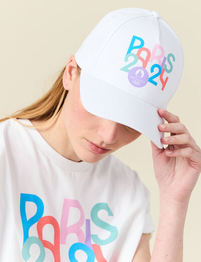 Casquette blanc femme