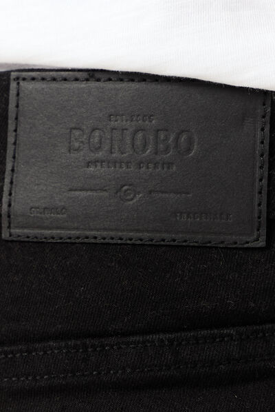 Jeans slim éco-responsable denim noir homme