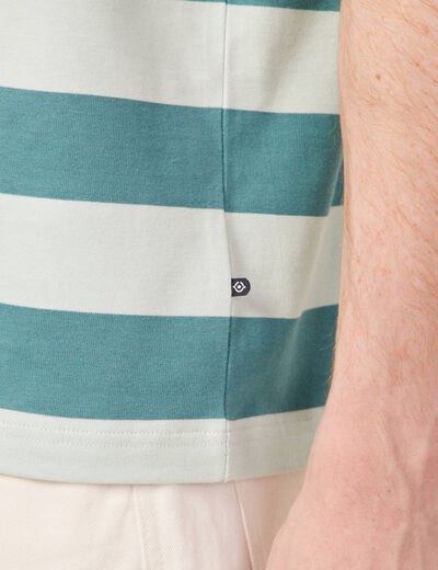 T-shirt manches courtes bleu clair homme