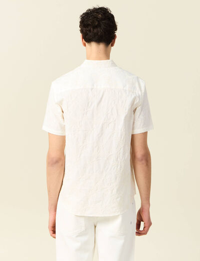 Chemise manches courtes sable homme