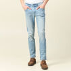 Jeans slim 5 poches denim used homme