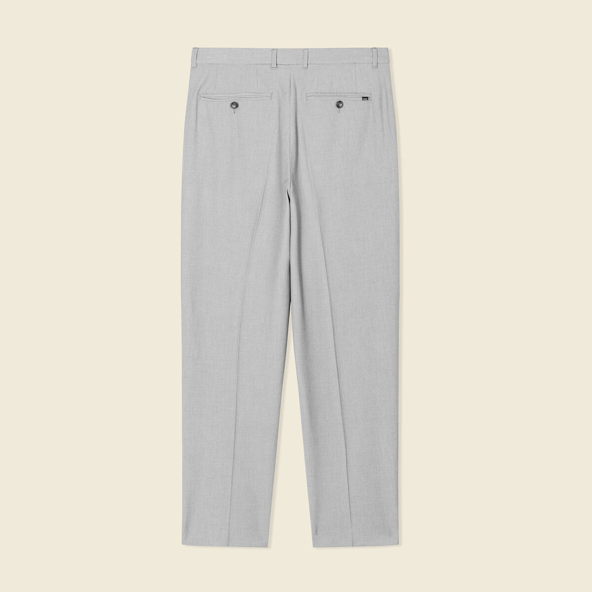 Pantalon chino large gris foncé homme
