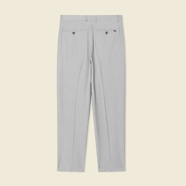 Pantalon chino large gris foncé homme