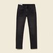 Jeans slim 5 poches longueur 32 denim noir homme