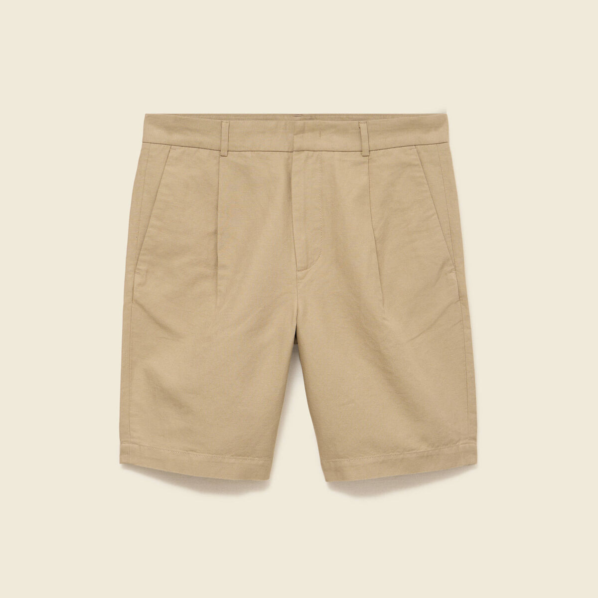 Bermuda vert olive homme