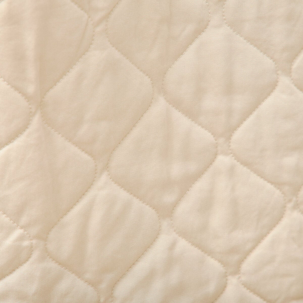 Veste oversize manches longues doubl&eacute;e creme femme