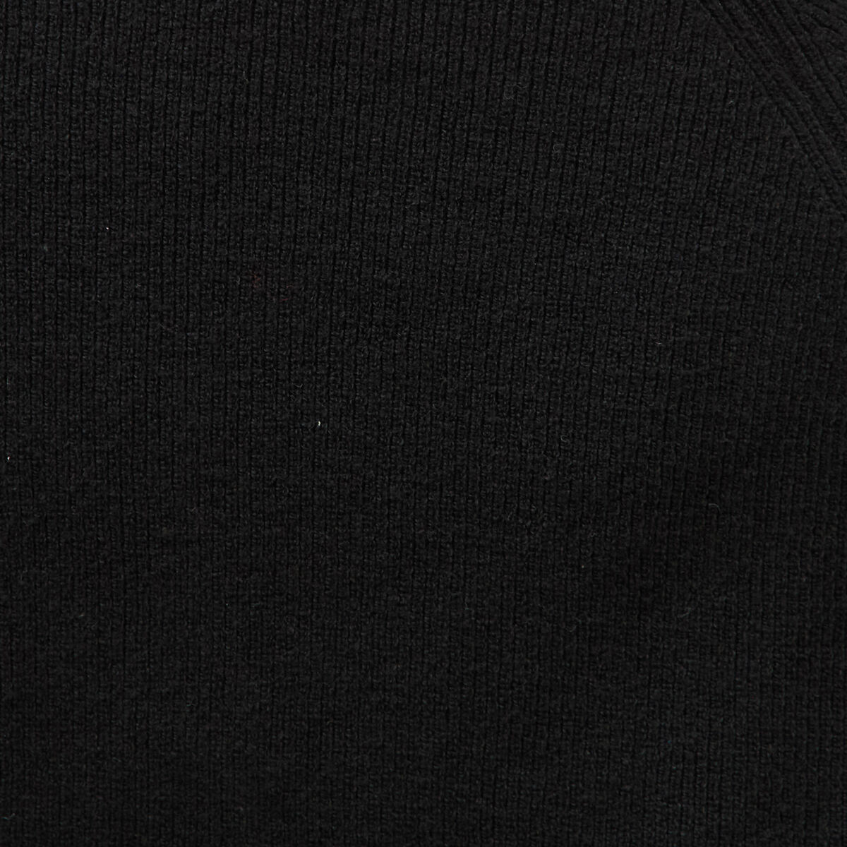 Pull droit col bateau manches longues noir femme