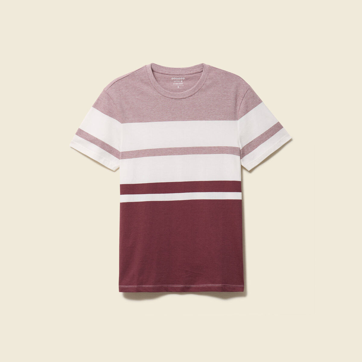 T-shirt manches courtes vieux rose homme