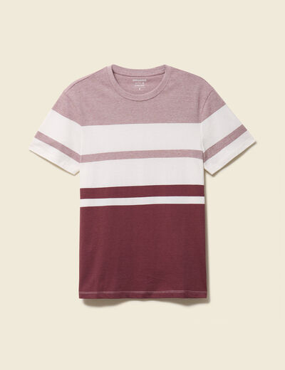 T-shirt manches courtes vieux rose homme