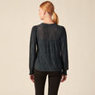 T-shirt éco-responsable bleu canard femme