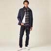 Jeans slim éco-responsable denim blue black homme