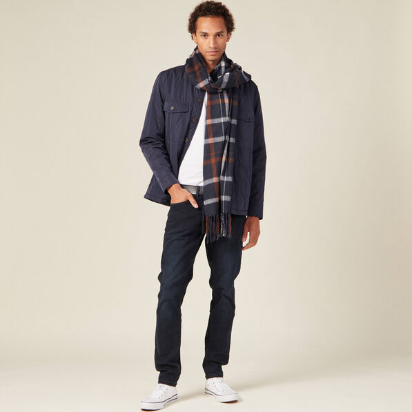 Jeans slim éco-responsable denim blue black homme