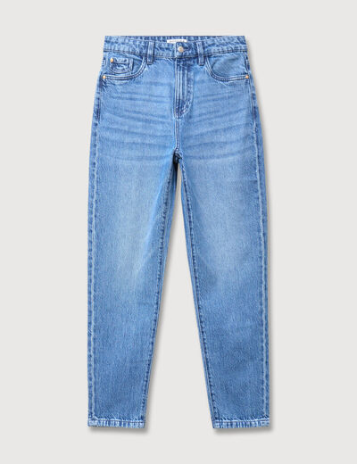 Jeans mom 7/8&egrave;me denim used femme