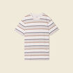 T-shirt manches courtes marron homme
