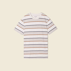 T-shirt manches courtes marron homme