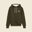 Sweat effet polaire manches longues vert kaki homme