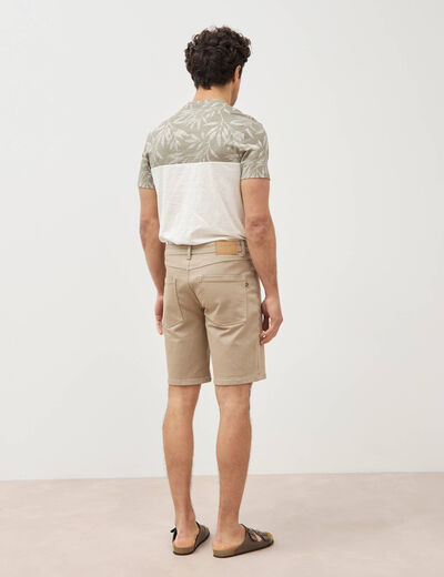 Bermuda beige homme