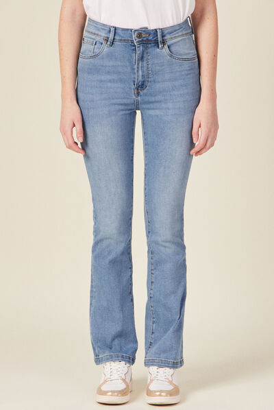 Jeans bootcut denim used femme