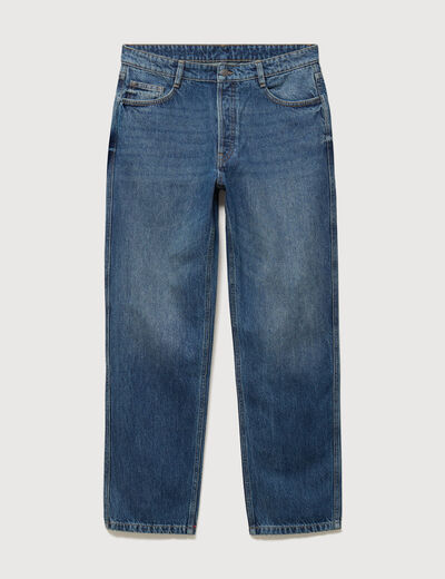 Jeans large relaxed denim stone homme