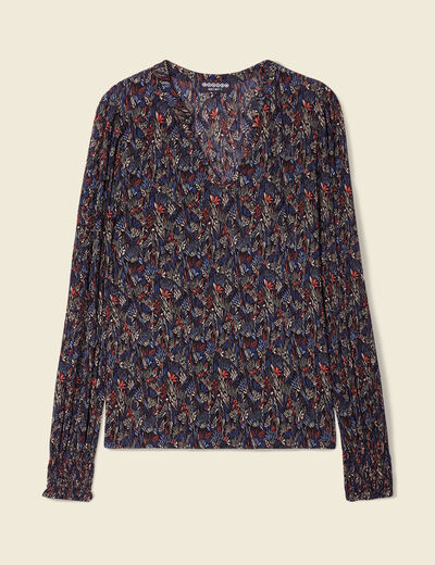 T-shirt éco-responsable multicolore femme