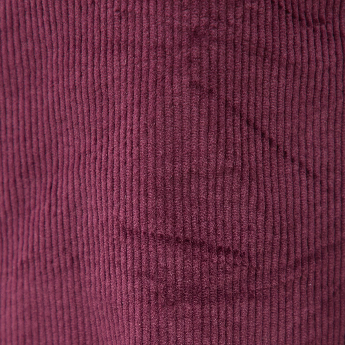 Jupe taille haute en velours prune femme