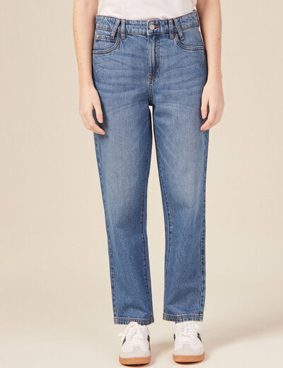 Jeans boyfriend 7/8ème denim stone femme