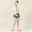Débardeur tricot ajouré creme femme