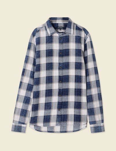 Chemise manches longues ecru homme