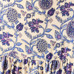 Jupe longue imprimée bleu femme