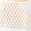 Chemise cintrée courte manches 3/4 ecru femme