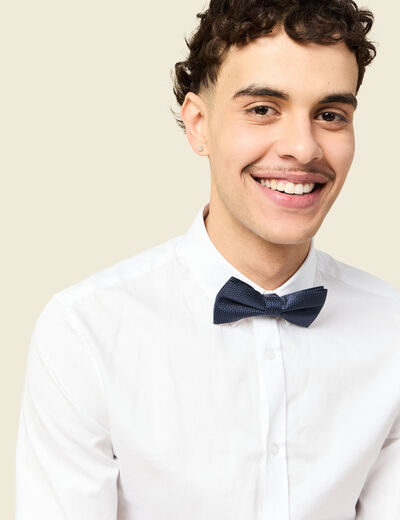 Noeud de papillon bleu marine homme