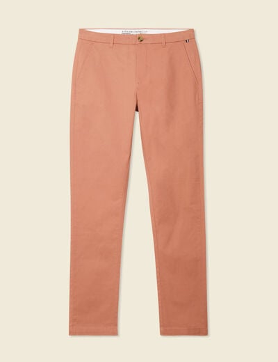Pantalon chino longueur 32 vieux rose homme