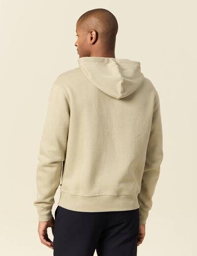 Sweat à capuche gris homme
