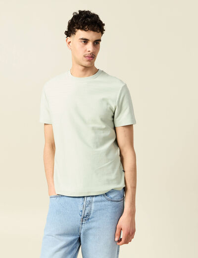 T-shirt manches courtes vert clair homme