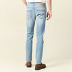 Jeans slim 5 poches denim used homme