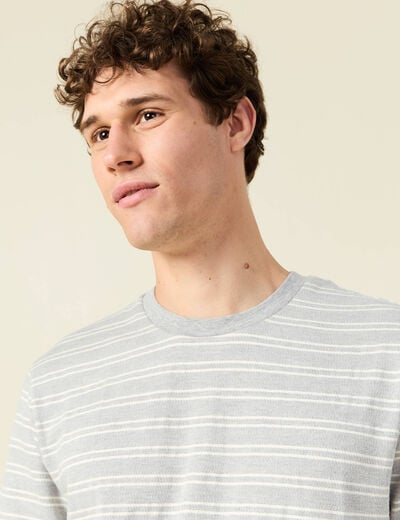 T-shirt manches courtes gris foncé homme