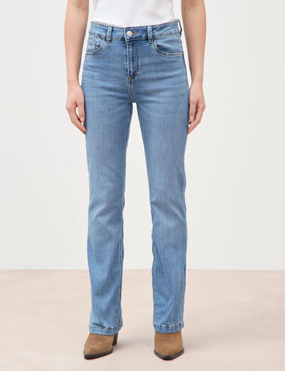 Jeans bootcut denim used femme