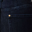 Jeans flare taille haute denim brut femme