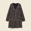 Robe évasée éco-responsable multicolore femme