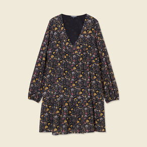 robe evasee eco responsable multicolore femme Robe évasée éco-responsable multicolore femme