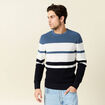 Pull manches longues ecru homme