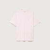 T-shirt en coton manches courtes rose homme