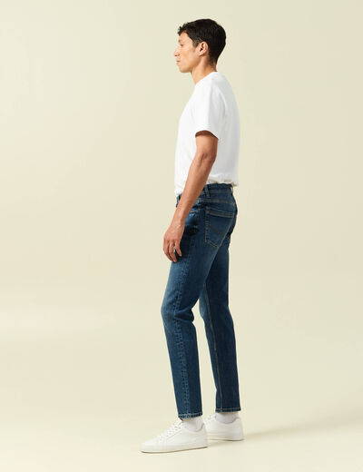 Jeans slim 5 poches longueur 32 denim dirty homme