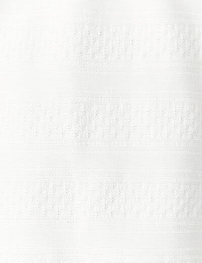 T-shirt manches courtes ecru homme