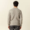 Pull manches longues gris homme