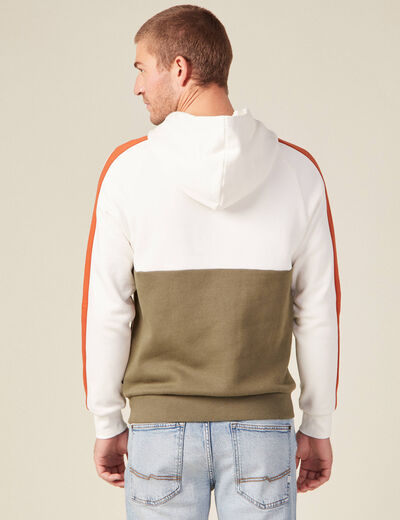 Sweat éco-responsable taupe homme