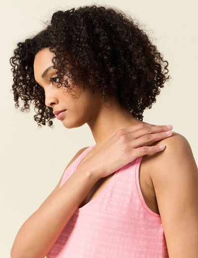 Débardeur sans manches rose femme